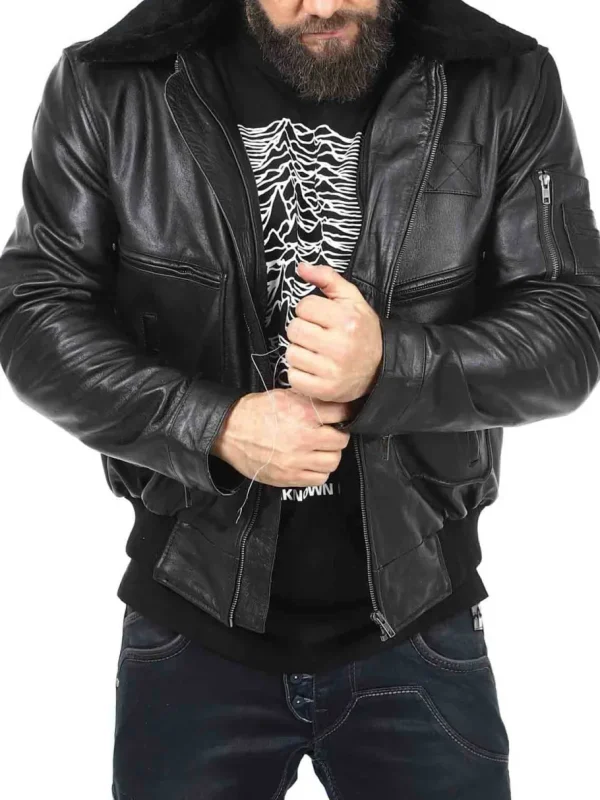 RD Stormhide Foret Skindjakke - Sort^Rockdenim New