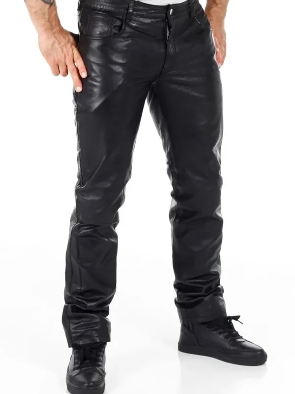 RD Thunder Skindbukse - Sort^RockDenim Online