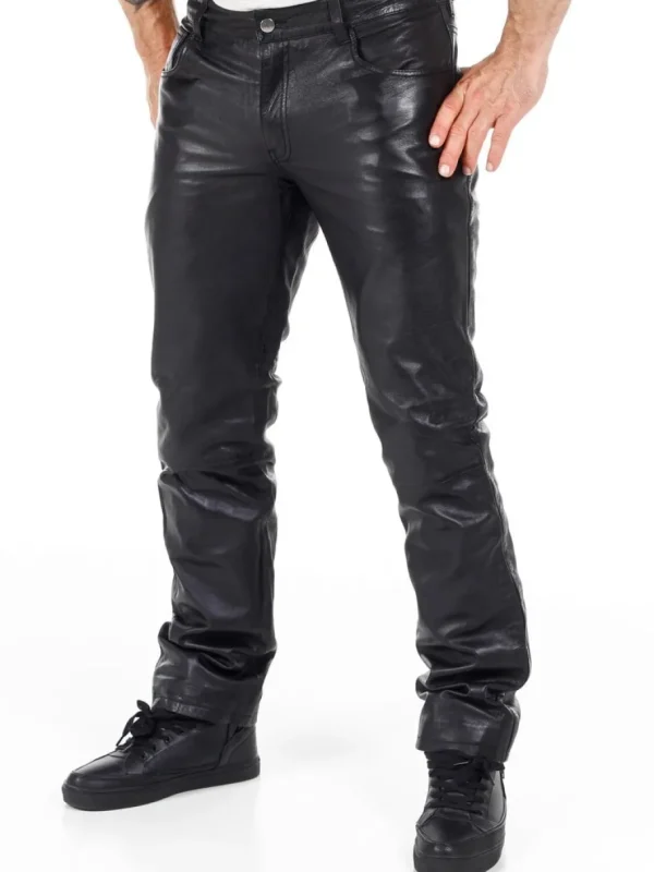 RD Thunder Skindbukse - Sort^RockDenim Online