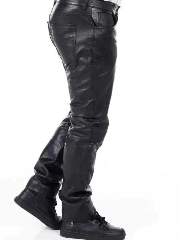 RD Thunder Skindbukse - Sort^RockDenim Online