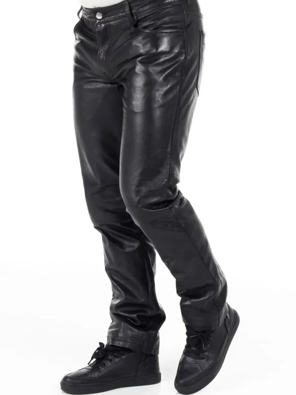 RD Thunder Skindbukse - Sort^RockDenim Online