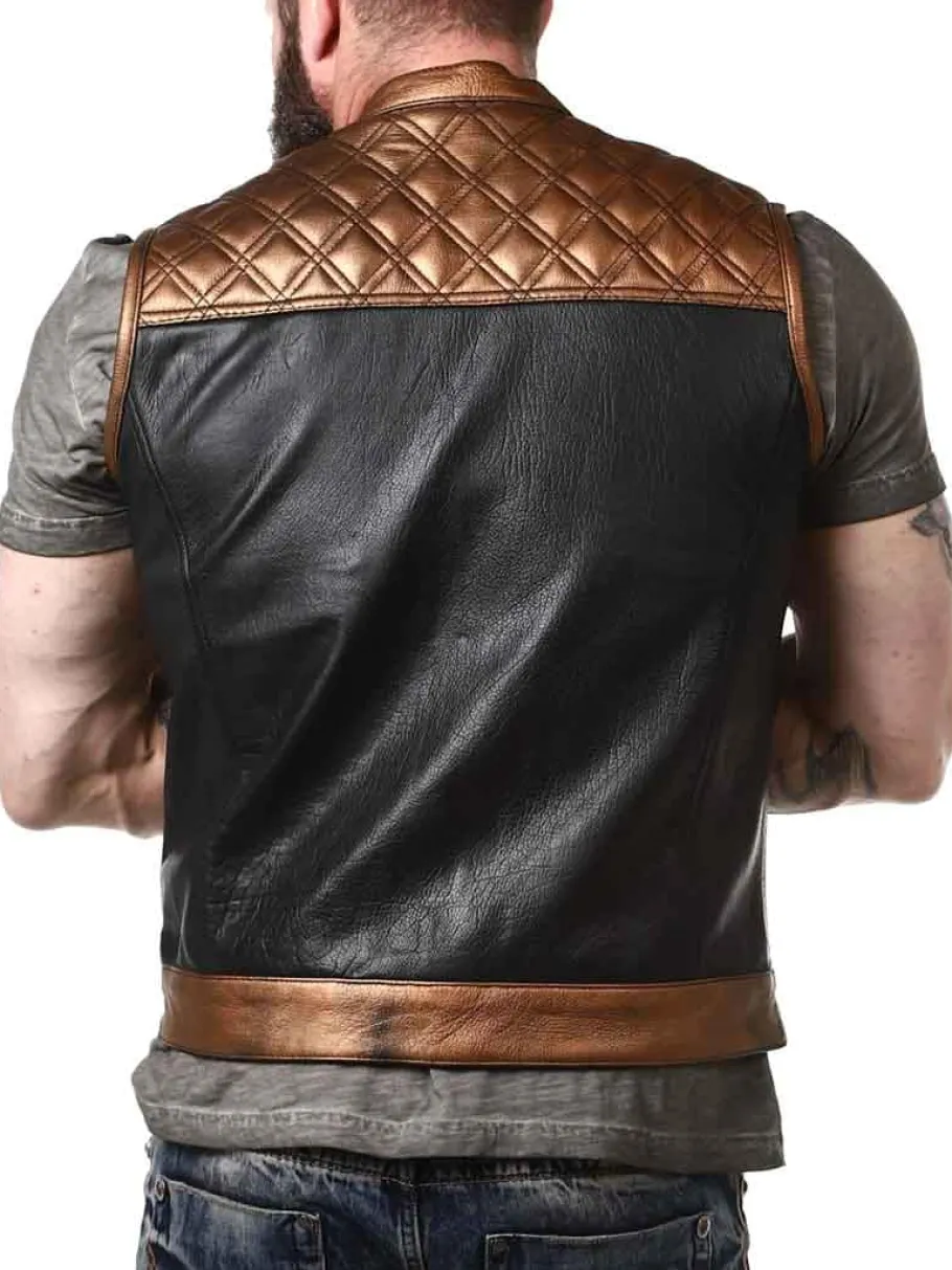 rd_ventura_skindvest__sor_1.webp RD Ventura Skindvest - Sort/Guld^Rockdenim Discount