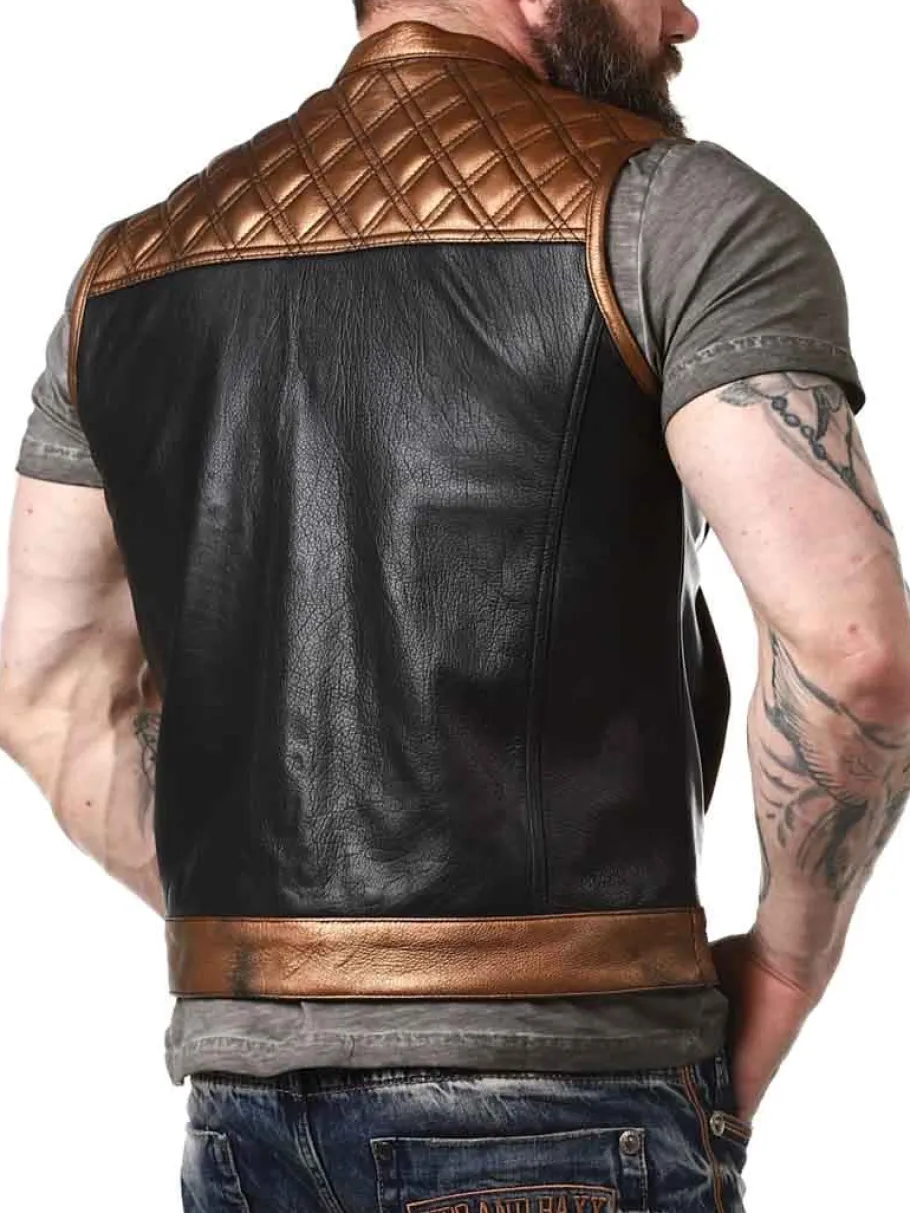 rd_ventura_skindvest__sor_8.webp RD Ventura Skindvest - Sort/Guld^Rockdenim Discount