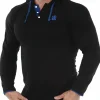RD Yuto Longsleeve - Sort/Blå^Rockdenim Discount