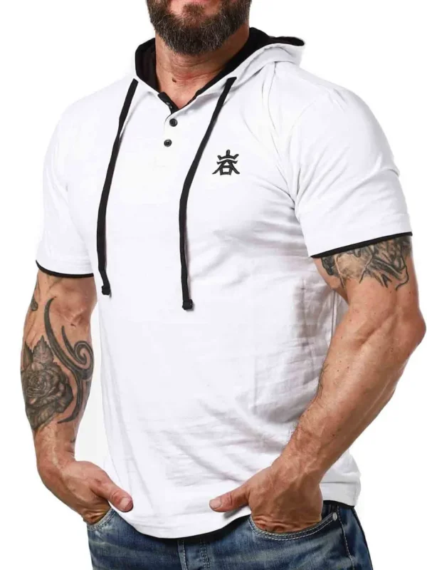 RD Yuto T-shirt - Hvid/Sort^Rockdenim Discount