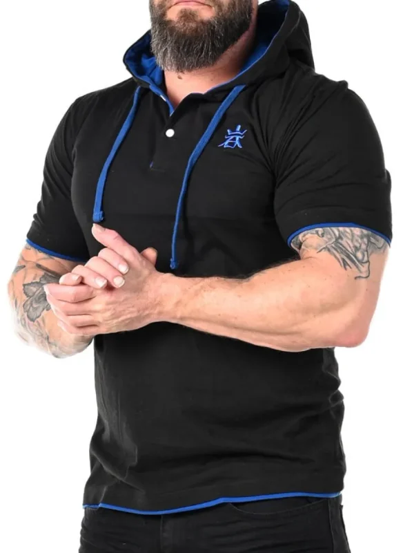 RD Yuto T-shirt - Sort/Blå^RockDenim Sale