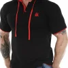 RD Yuto T-shirt - Sort/Rød^Rockdenim Hot