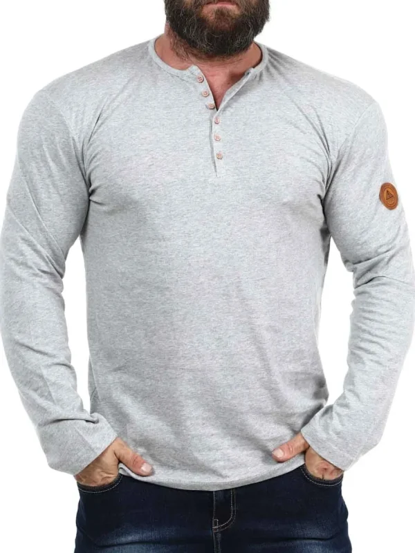 RD Zuto Longsleeve - Lysegrå^Rockdenim Best