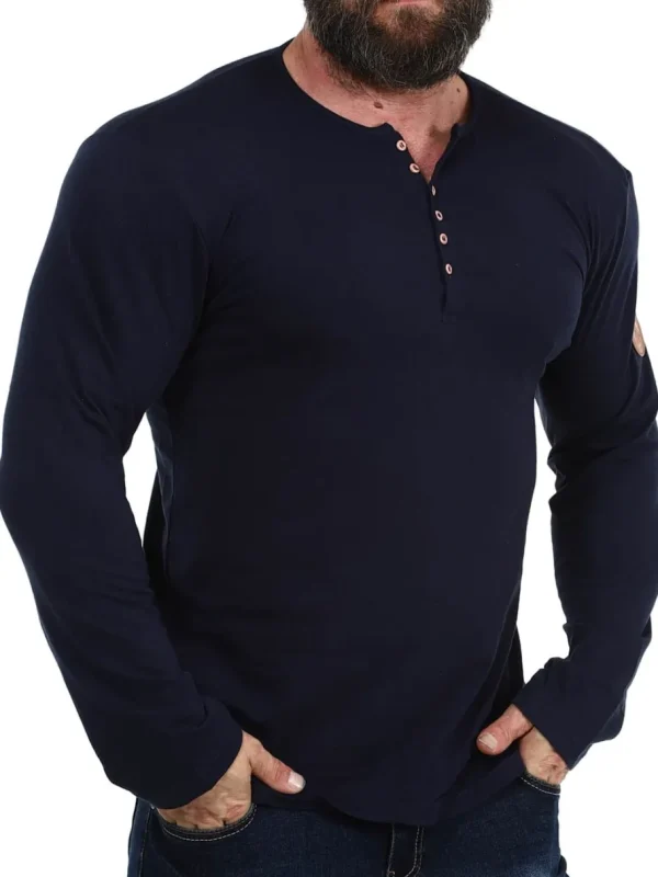 RD Zuto Longsleeve - Mørkeblå^Rockdenim Outlet