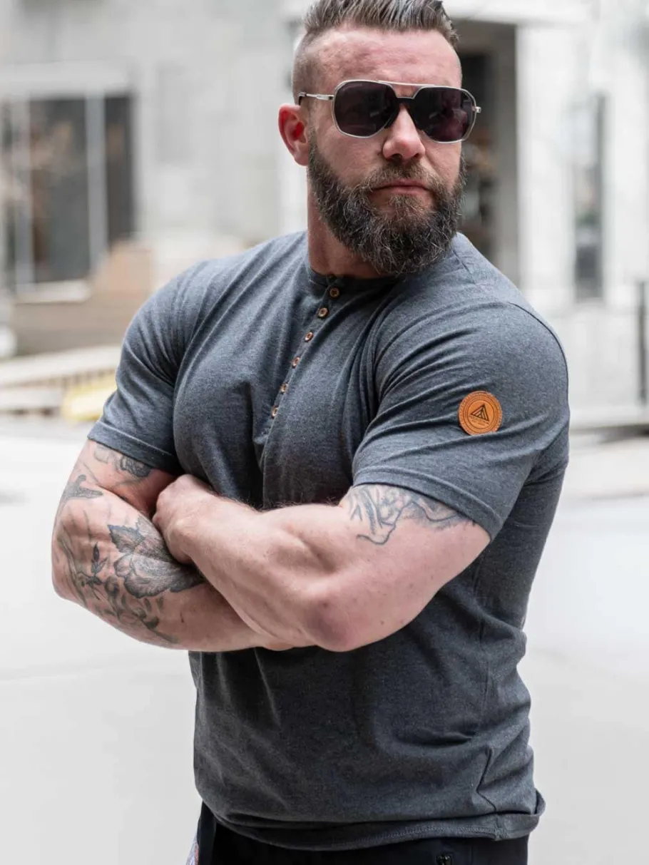 rd_zuto_tshirt__mrkegr_0.webp RD Zuto T-shirt - Mørkegrå^Rockdenim Outlet