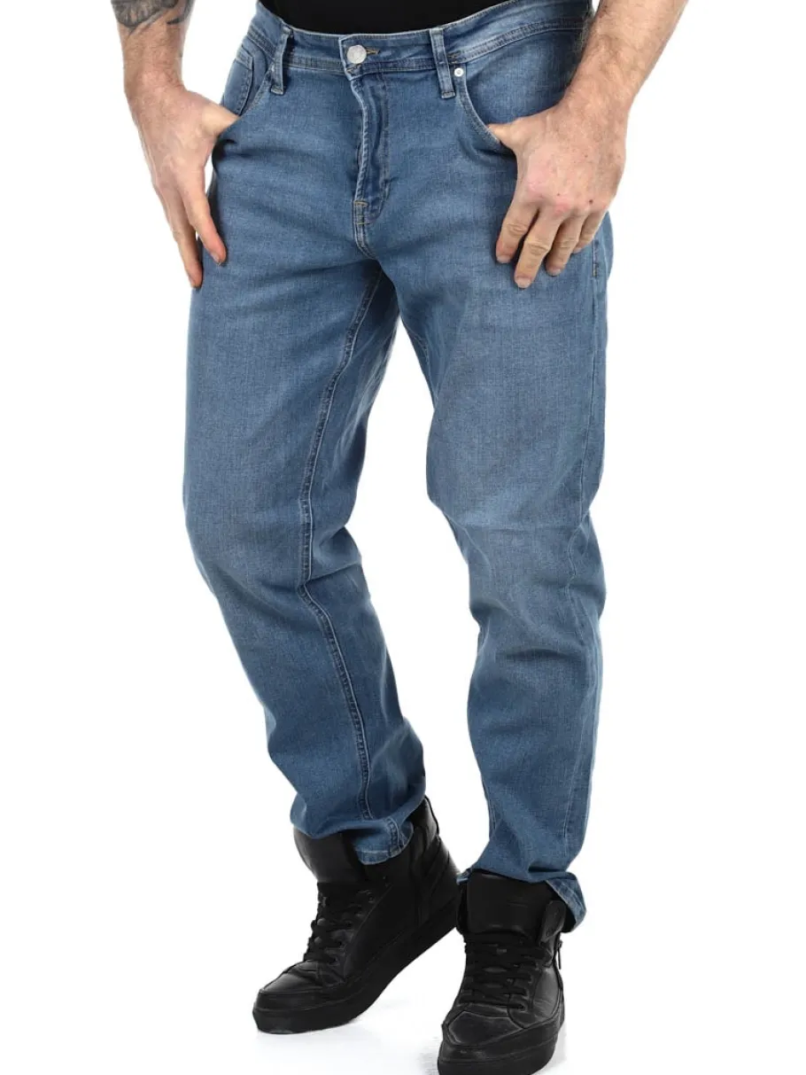 rebel_adam_tapered_jeans__3.webp Rebel Adam Tapered Jeans - Blå^Cipo & Baxx Clearance