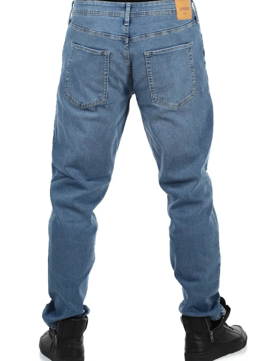 rebel_adam_tapered_jeans__4.webp Rebel Adam Tapered Jeans - Blå^Cipo & Baxx Clearance