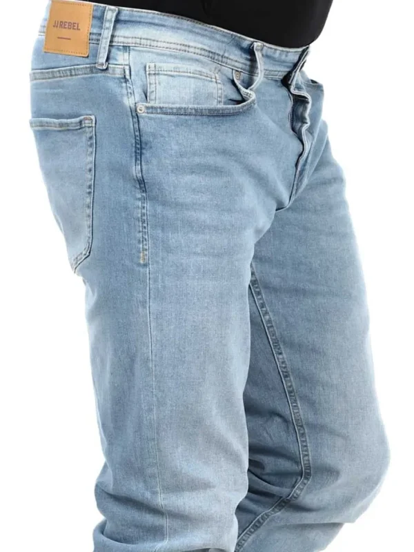 Rebel Adam Tapered Jeans - Lyseblå^JJ Rebel swe New