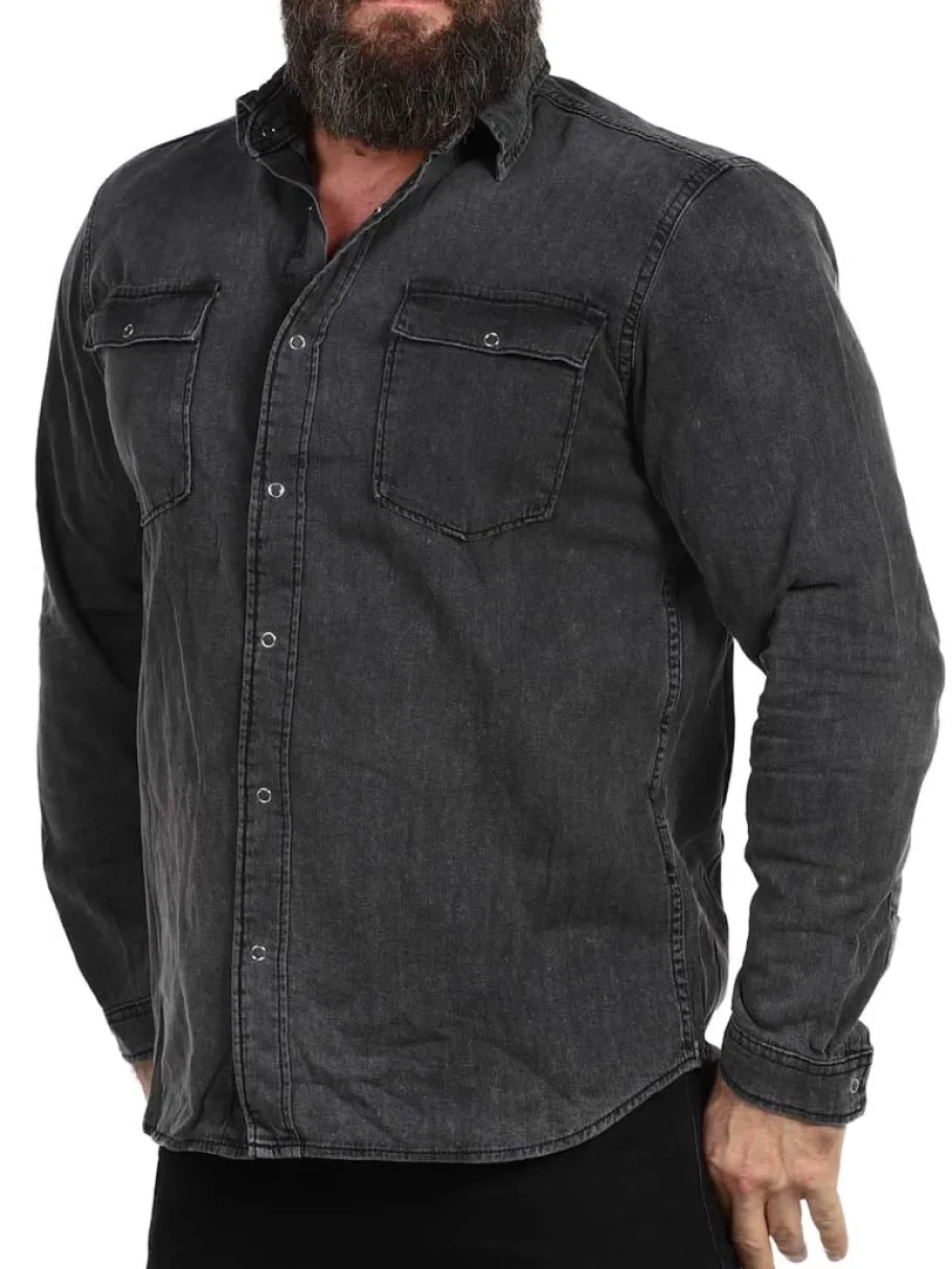 rebel_austin_skjorte__sor_2.webp Rebel Austin Skjorte - Sort^JJ Rebel swe Fashion