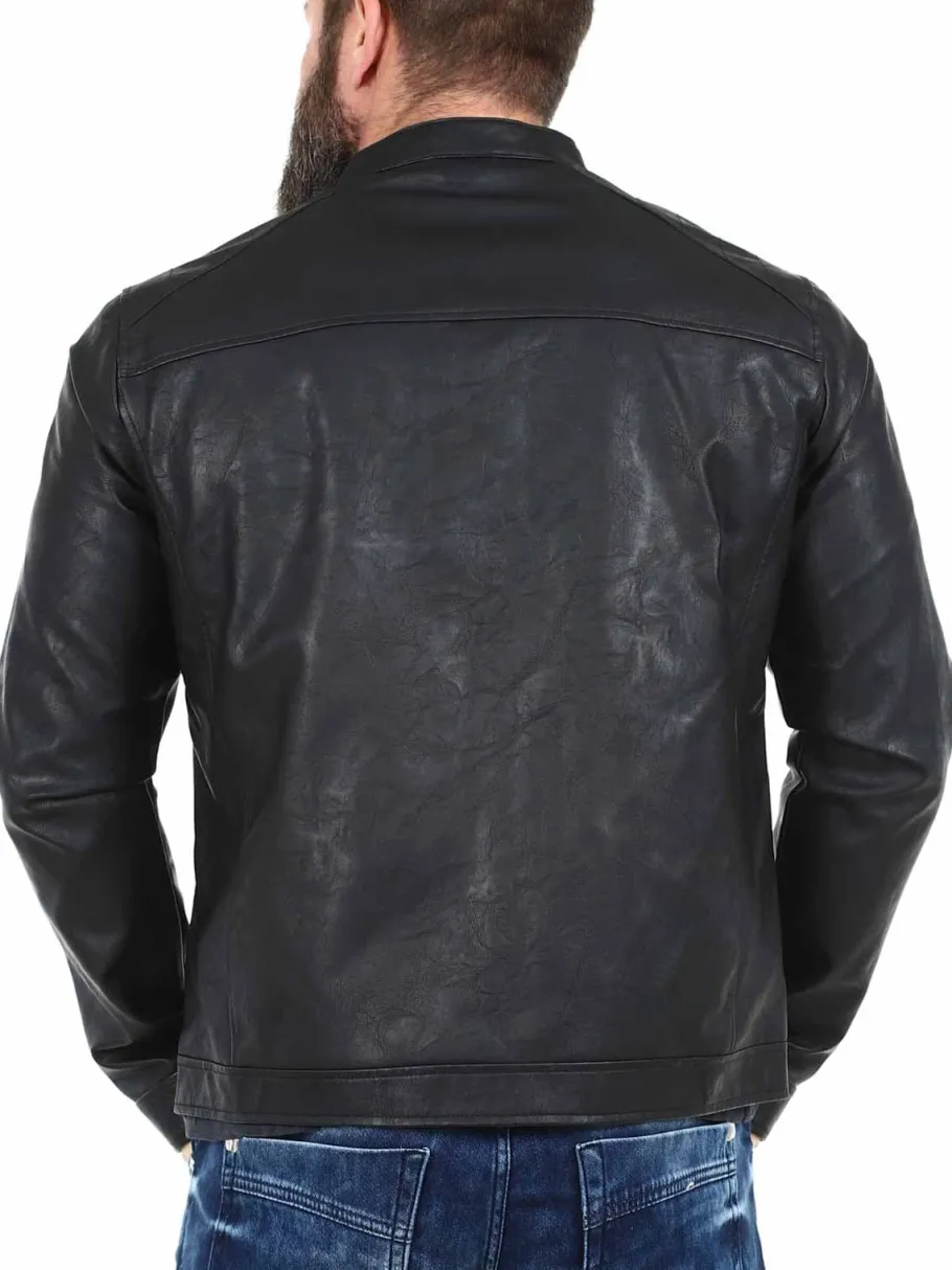 rebel_caleb_pu_skindjakke_1.webp Rebel Caleb PU Skindjakke - Sort^JJ Rebel swe Fashion
