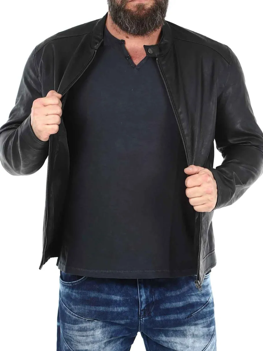 rebel_caleb_pu_skindjakke_2.webp Rebel Caleb PU Skindjakke - Sort^JJ Rebel swe Fashion