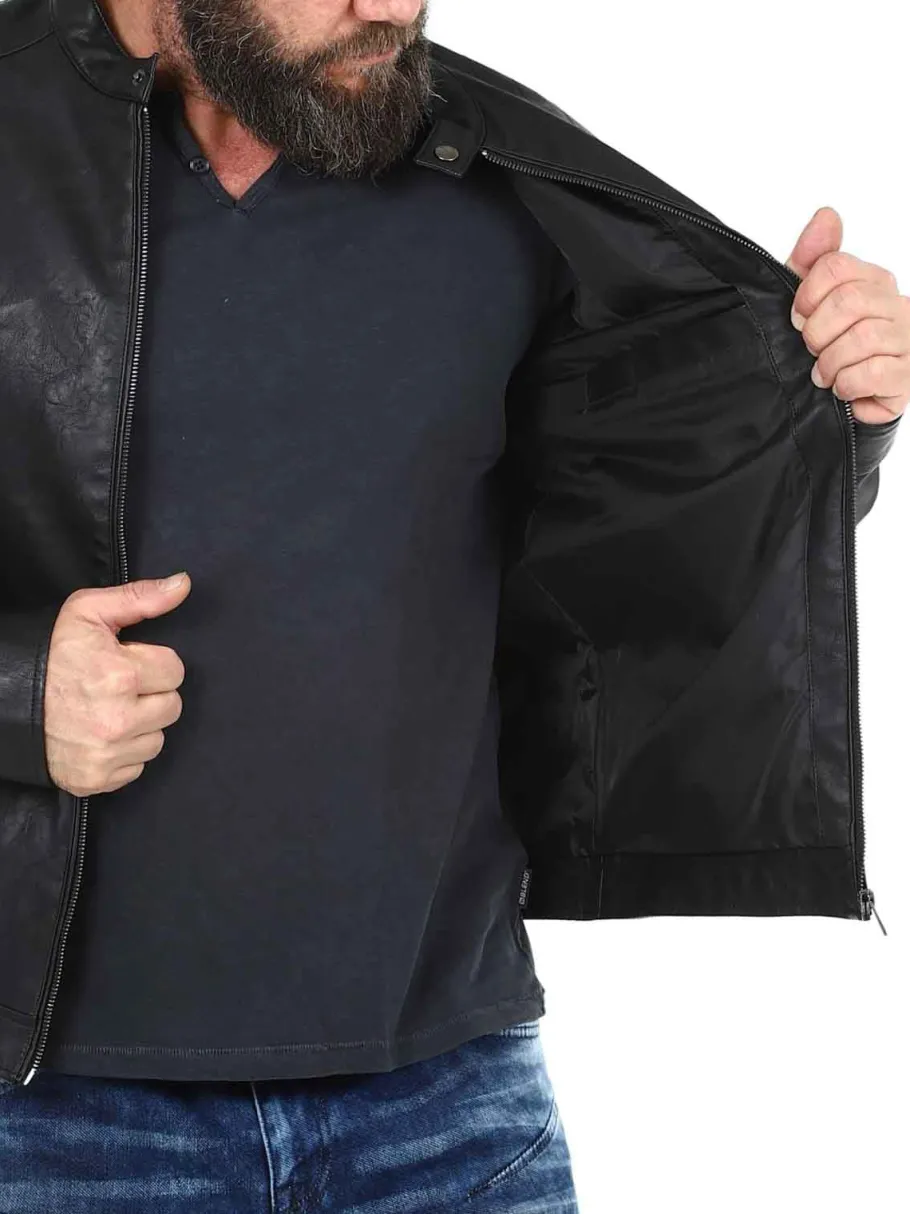 rebel_caleb_pu_skindjakke_3.webp Rebel Caleb PU Skindjakke - Sort^JJ Rebel swe Fashion
