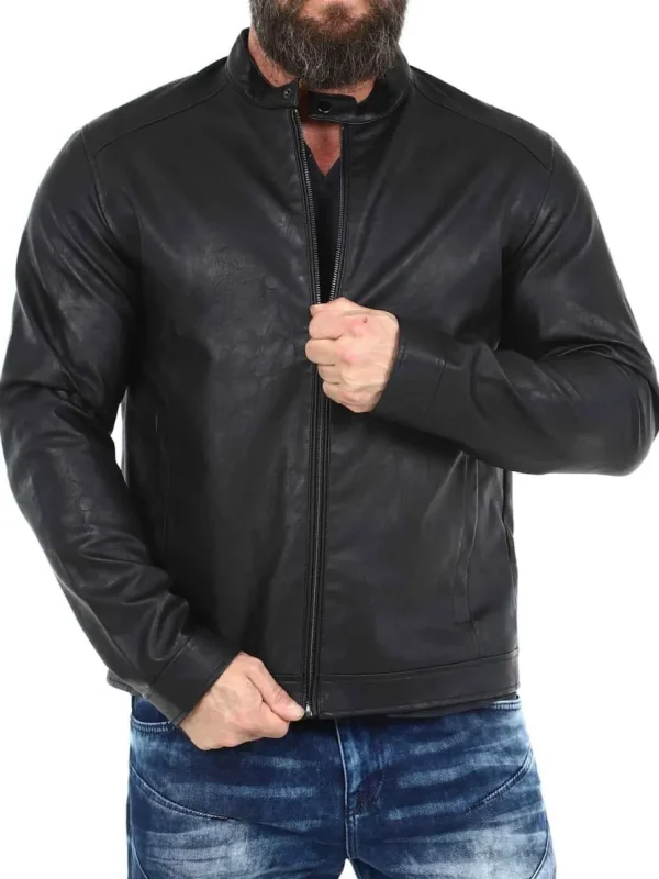 Rebel Caleb PU Skindjakke - Sort^JJ Rebel swe Fashion