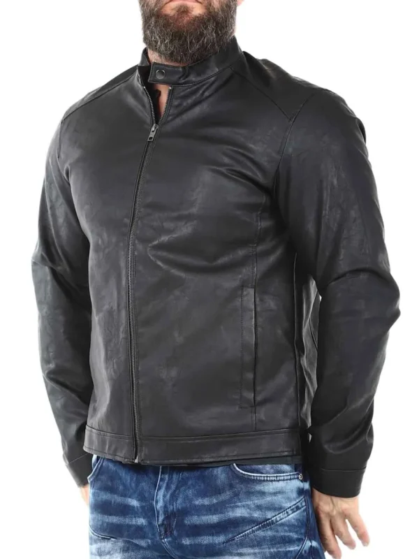 Rebel Caleb PU Skindjakke - Sort^JJ Rebel swe Fashion