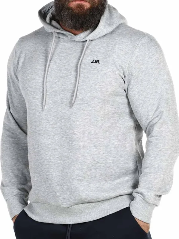 Rebel Logo Hoodie - Grå^JJ Rebel swe Best