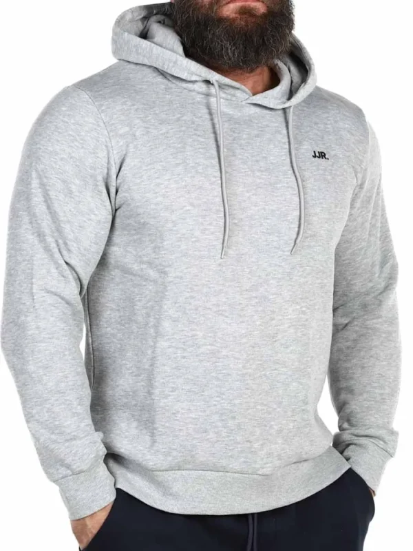 Rebel Logo Hoodie - Grå^JJ Rebel swe Best