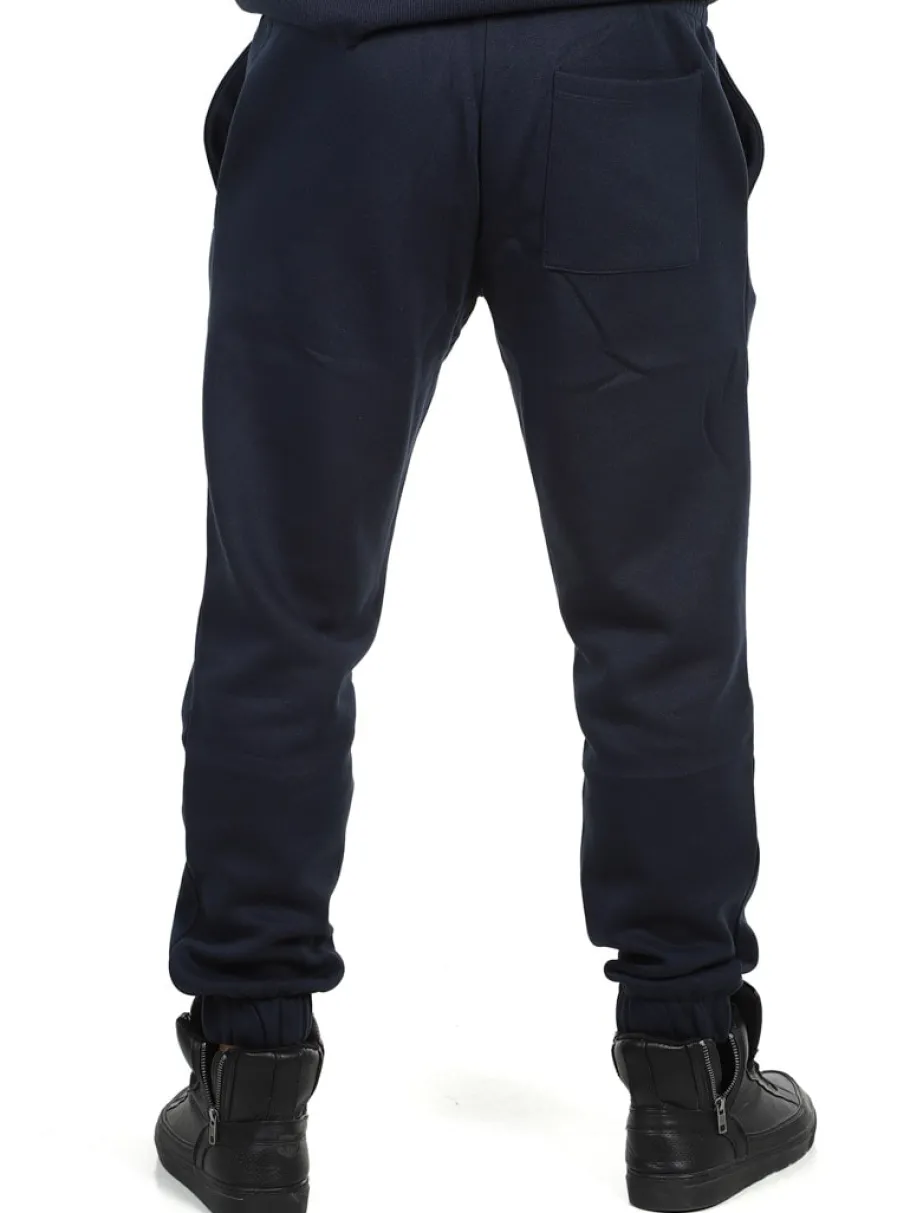 rebel_logo_sweatpants__mr_1.webp Rebel Logo Sweatpants - Mørkeblå^JJ Rebel swe Clearance