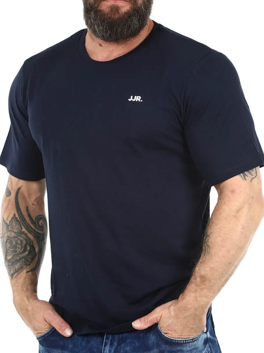 rebel_logo_tshirt__mrkebl_2.webp Rebel Logo T-shirt - Mørkeblå^JJ Rebel swe Clearance