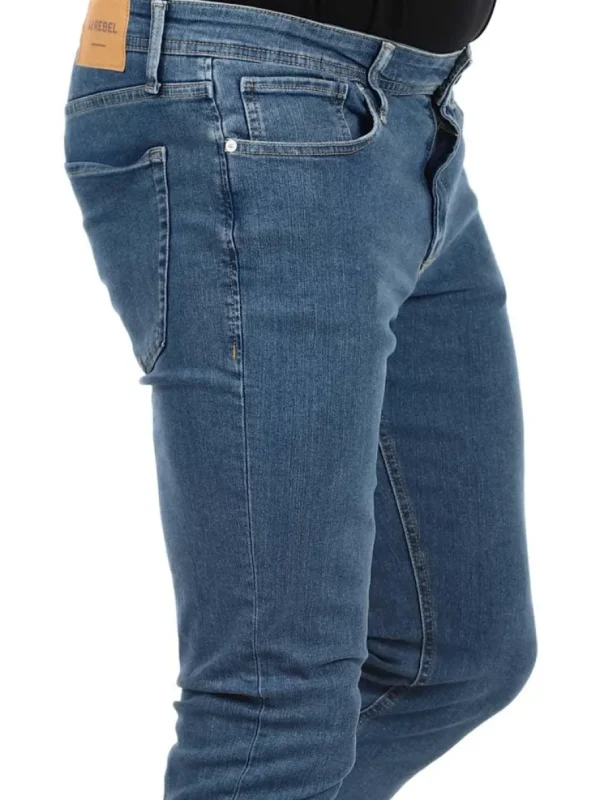 Rebel Luke Slim Jeans - Blå^JJ Rebel swe Outlet