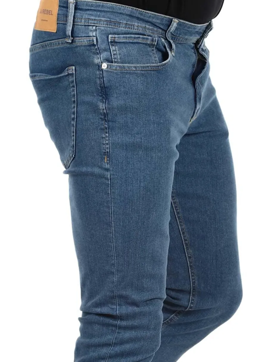 rebel_luke_slim_jeans__bl_0.webp Rebel Luke Slim Jeans - Blå^JJ Rebel swe Outlet