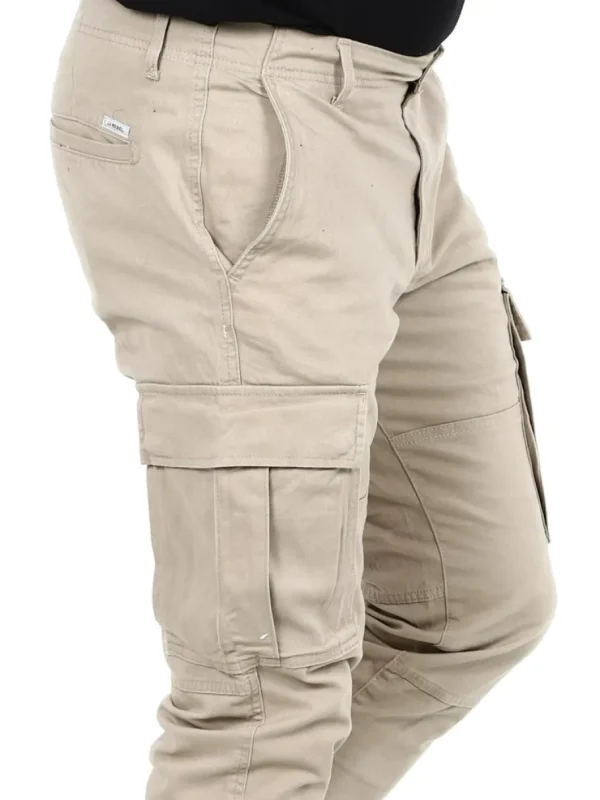 Rebel Michael Slim Cargo Bukser - Beige^JJ Rebel swe Best
