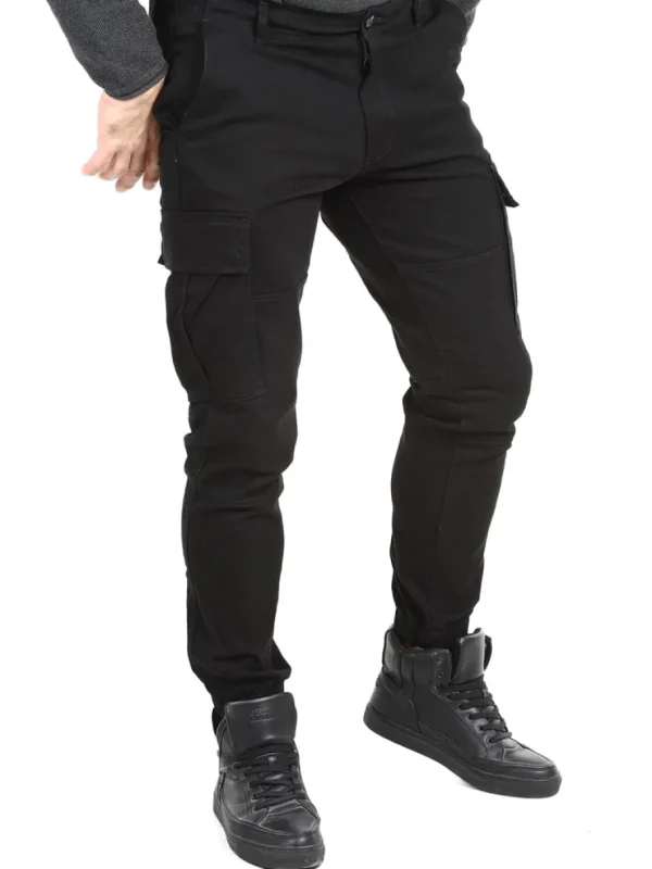 Rebel Michael Slim Cargo Bukser - Sort^JJ Rebel swe Hot