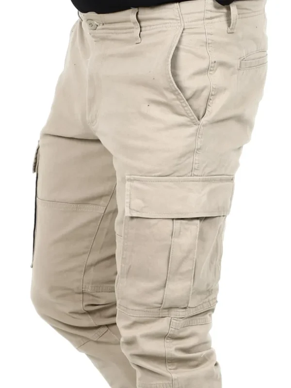 Rebel Michael Slim Cargo Bukser - Beige^JJ Rebel swe Best