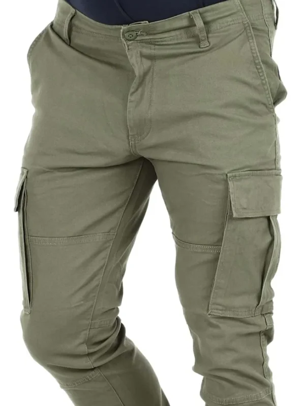 Rebel Michael Slim Cargo Bukser - Grøn^JJ Rebel swe Outlet