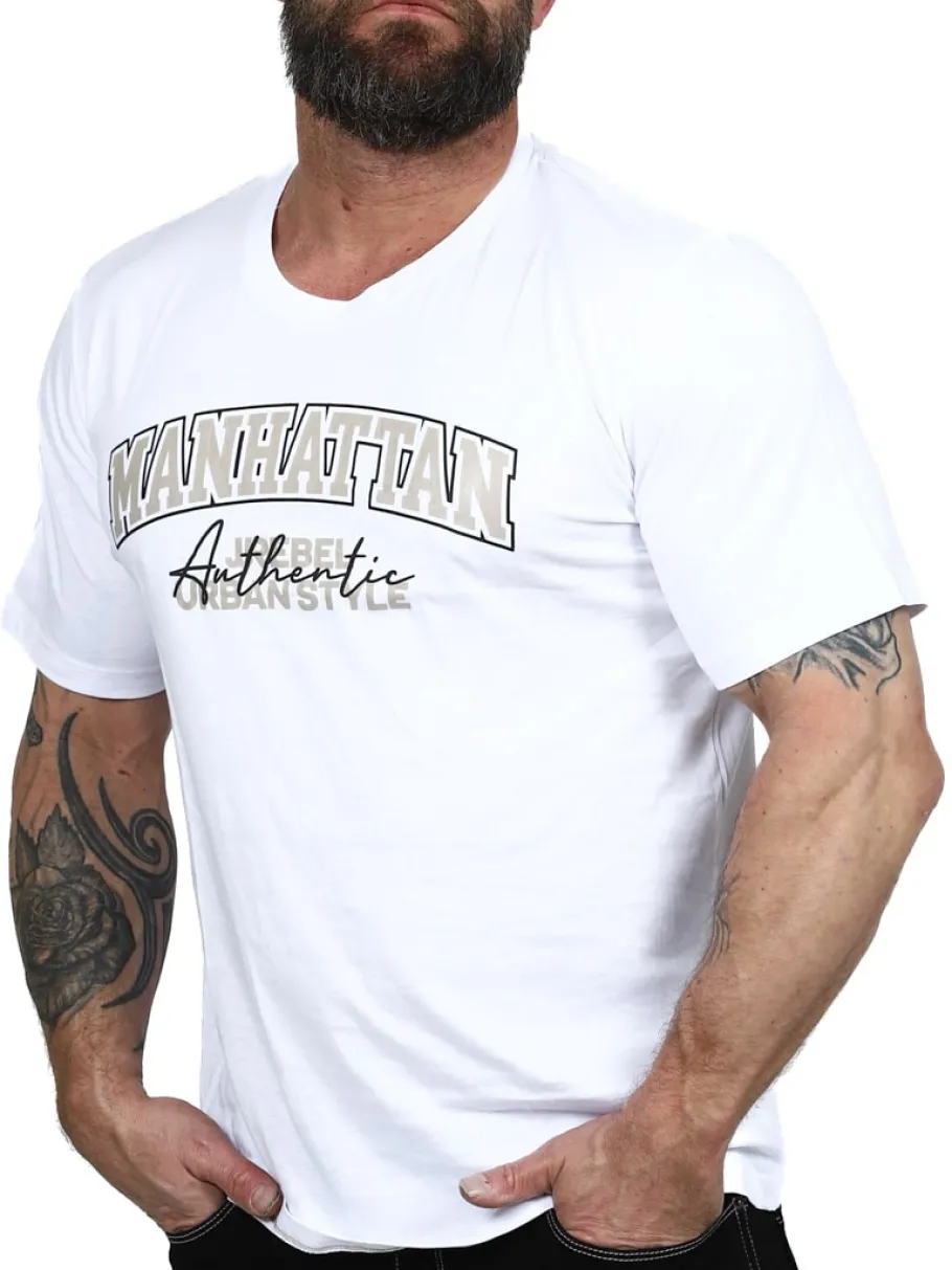 rebel_new_york_tshirt__hv_0.webp Rebel New York T-shirt - Hvid^JJ Rebel swe Outlet