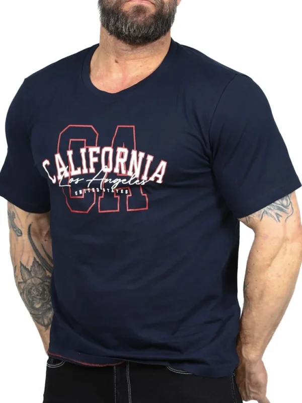 Rebel New York T-shirt - Mørkeblå^JJ Rebel swe New