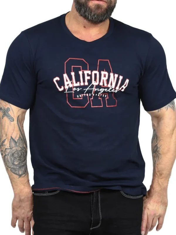 Rebel New York T-shirt - Mørkeblå^JJ Rebel swe New