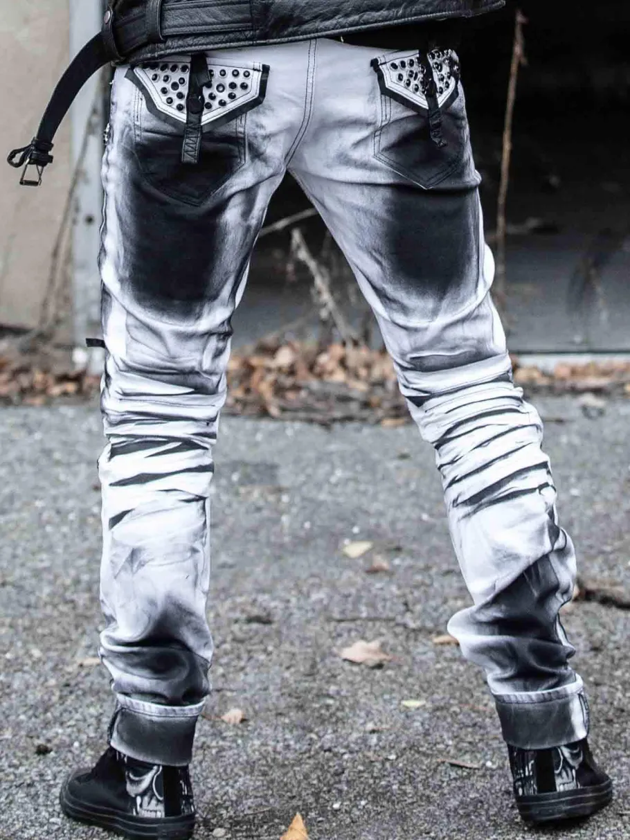 rebellion_kingz_jeans__hv_1.webp Rebellion Jeans - Hvid/Sort^Kingz Best