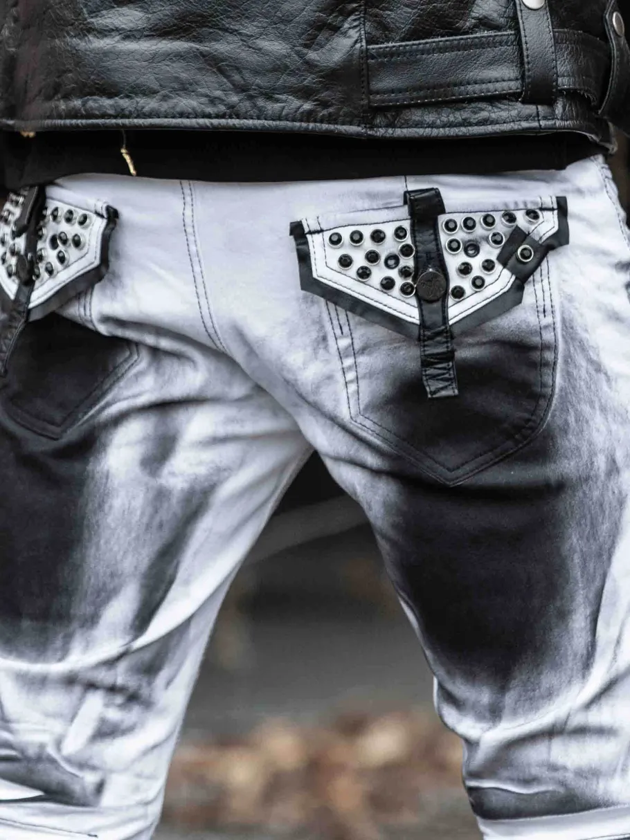 rebellion_kingz_jeans__hv_3.webp Rebellion Jeans - Hvid/Sort^Kingz Best