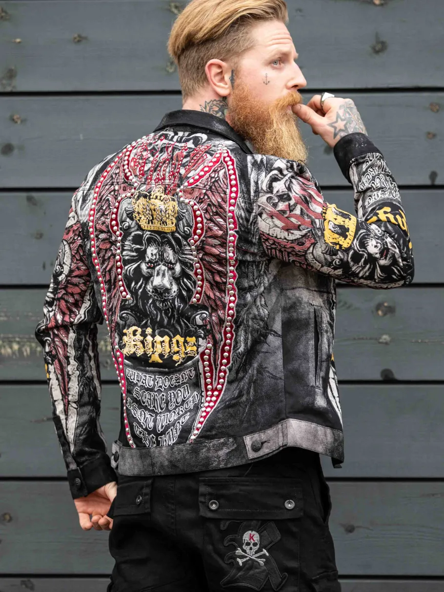 reign_kingz_jeansjakke__s_0.webp Reign Jeansjakke - Sort^Kingz Clearance