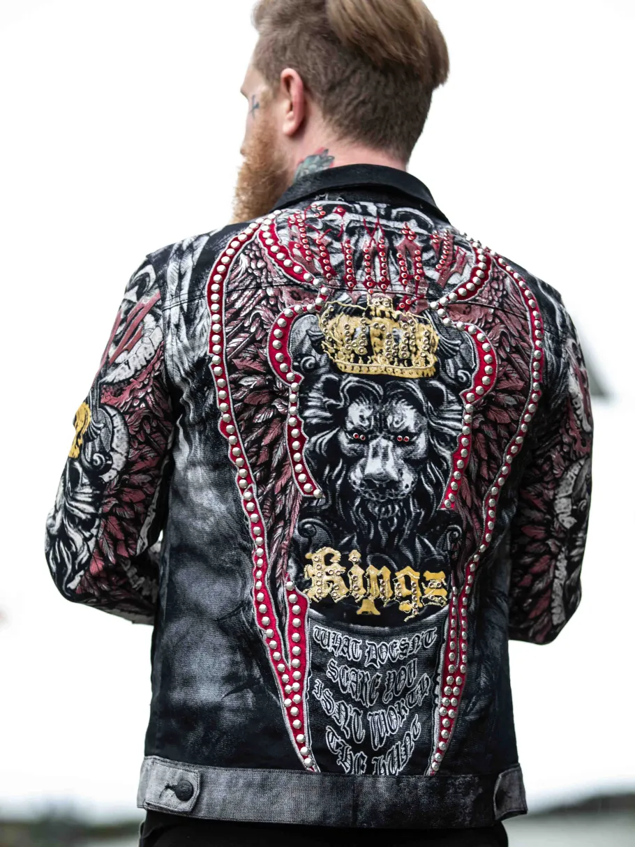 reign_kingz_jeansjakke__s_3.webp Reign Jeansjakke - Sort^Kingz Clearance