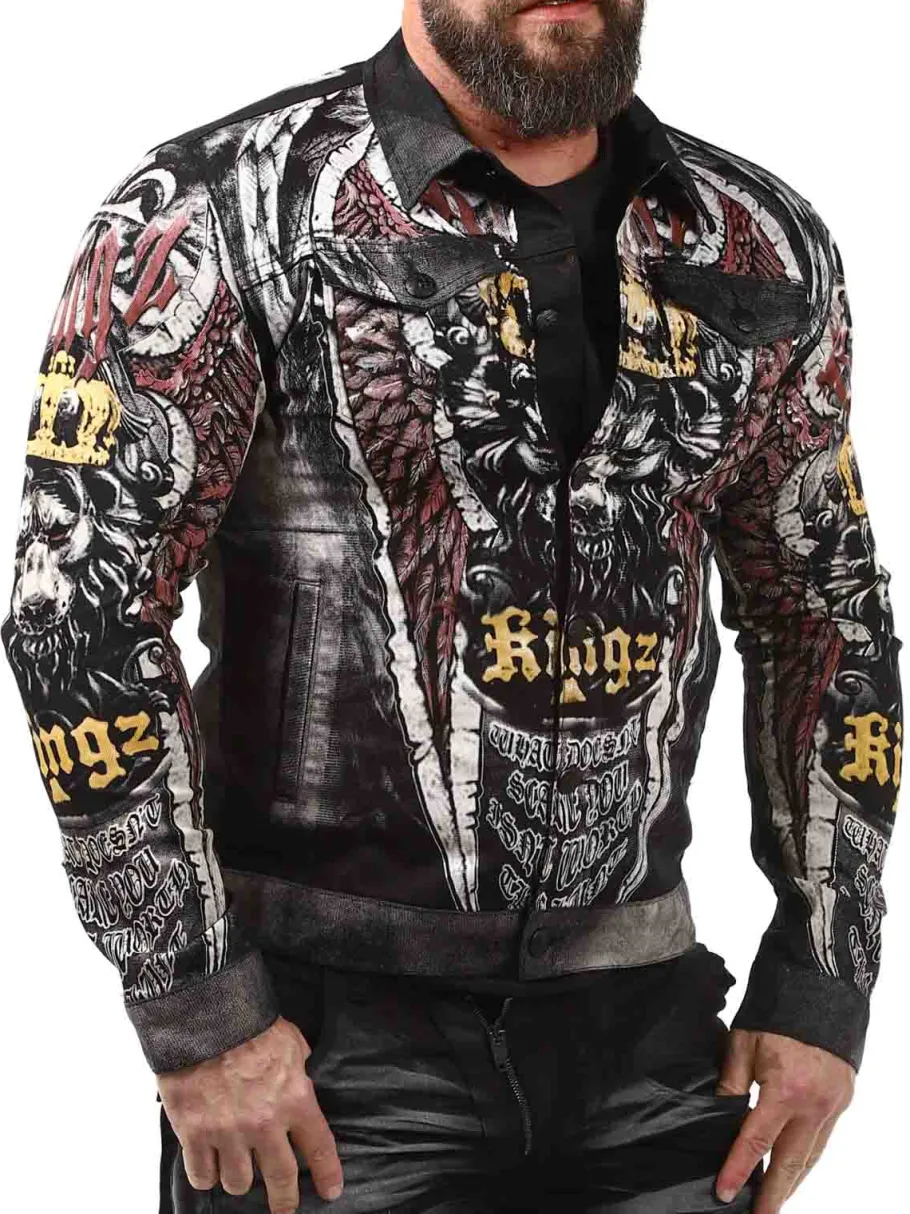 reign_kingz_jeansjakke__s_8.webp Reign Jeansjakke - Sort^Kingz Clearance