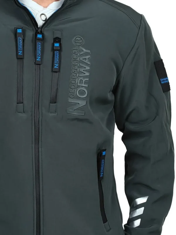 Richywood Geo Softshelljakke - Mørkegrå^Geographical Norway Outlet