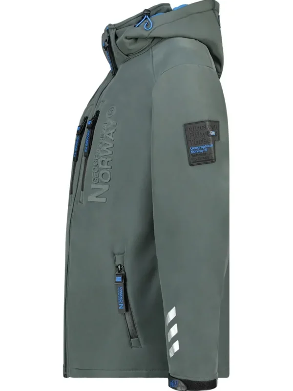 Richywood Geo Softshelljakke - Mørkegrå^Geographical Norway Outlet
