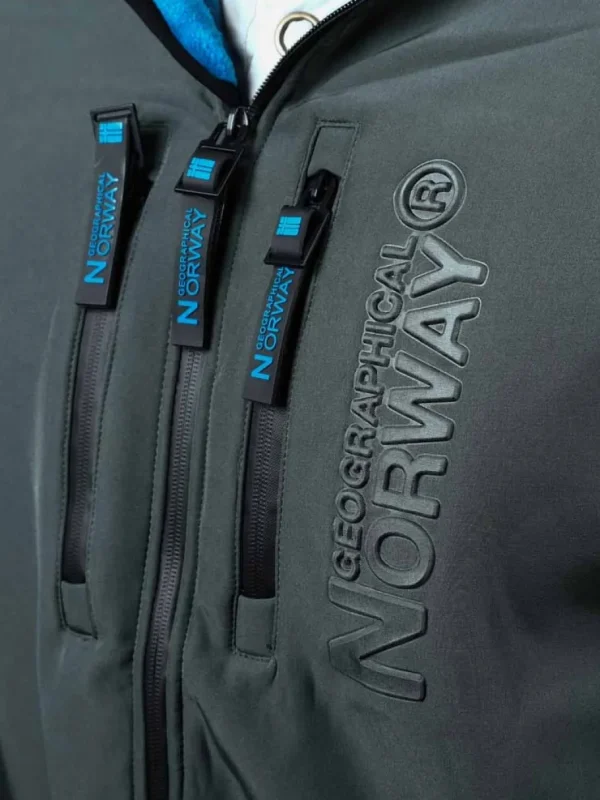 Richywood Geo Softshelljakke - Mørkegrå^Geographical Norway Outlet