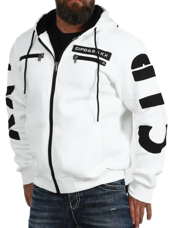 Ridge Hoodie - Hvid^Cipo & Baxx Best