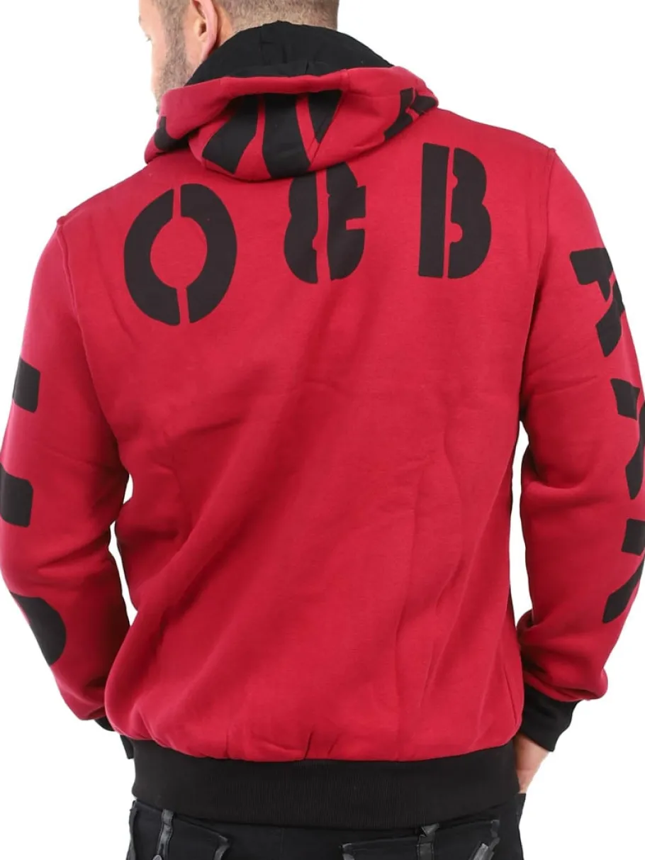 ridge_cipo__baxx_hoodie___1-1.webp Ridge Hoodie - Mørkerød^Cipo & Baxx Fashion