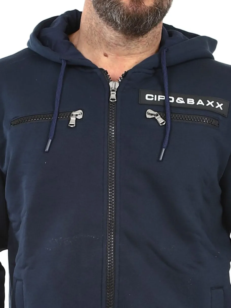 ridge_cipo__baxx_hoodie___4.webp Ridge Hoodie - Mørkeblå^Cipo & Baxx Fashion