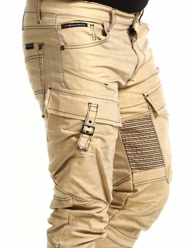 Roadster Cargo Jeans - Mustard^Cipo & Baxx Sale