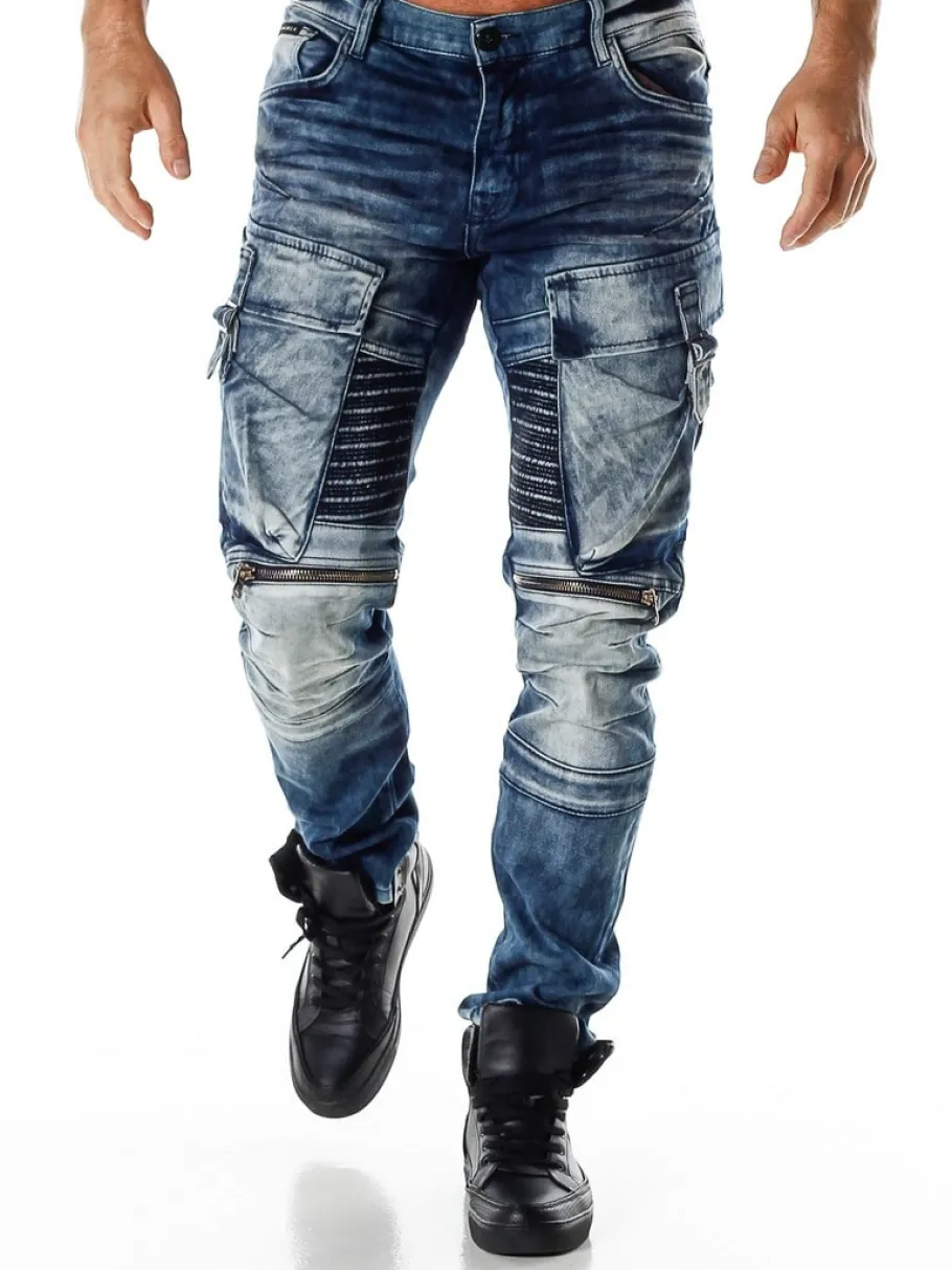 roadster_cargo_cipo__baxx_1.webp Roadster Cargo Jeans - Blå^Cipo & Baxx Hot