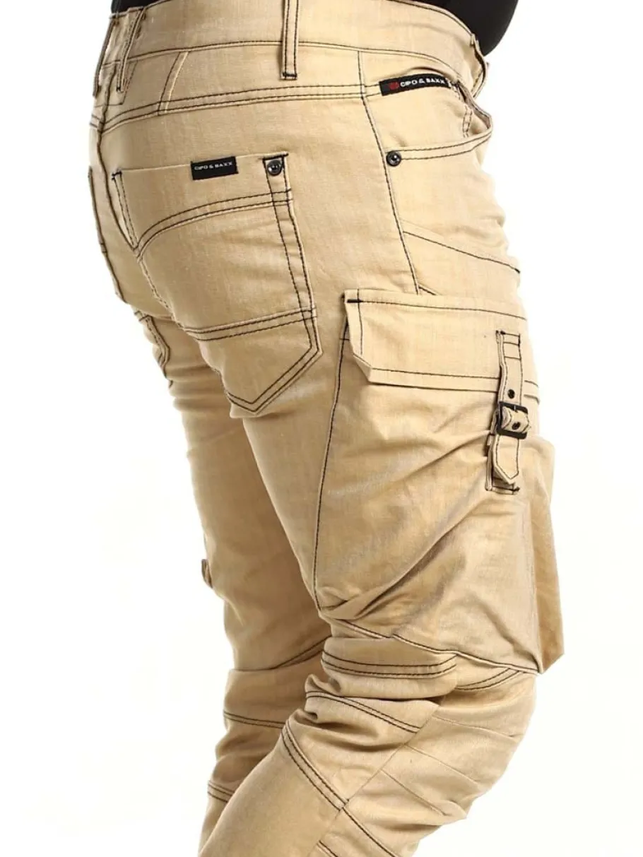 roadster_cargo_cipo__baxx_2-1.webp Roadster Cargo Jeans - Mustard^Cipo & Baxx Sale